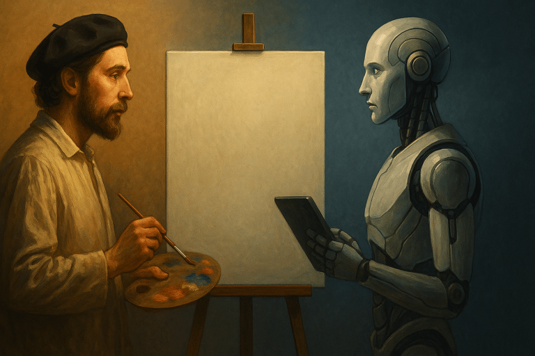 Artistas frente a la IA: ¿Aliados o rivales?  