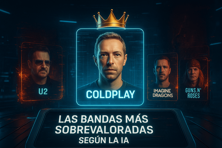 Las 5 bandas más sobrevaloradas según la inteligencia artificial (y por qué te vas a enojar)